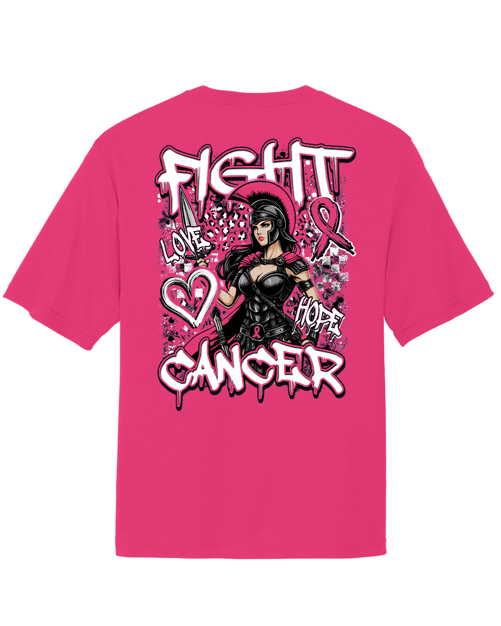 Breast Cancer Shirt Female Gladiator