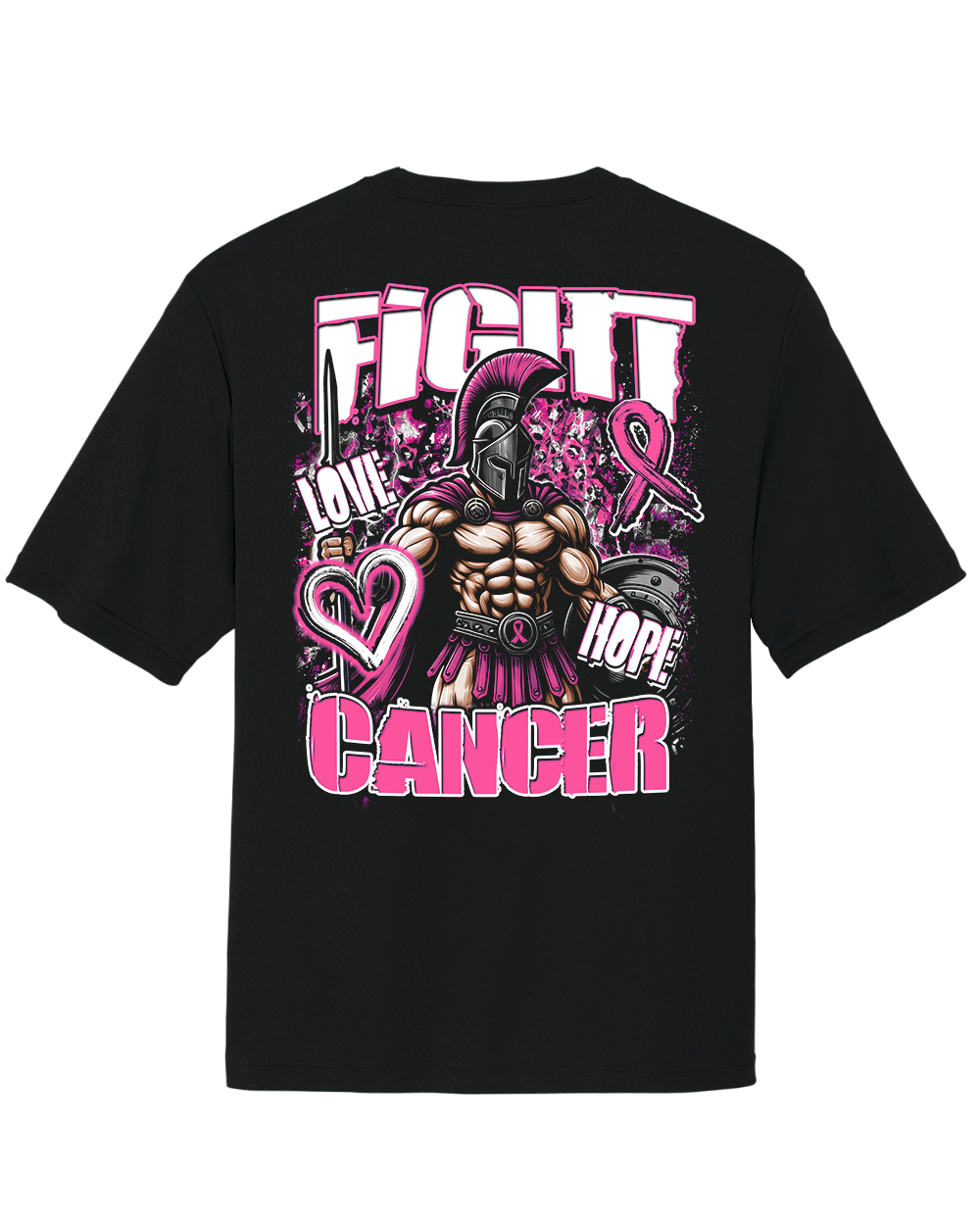 Breast Cancer Shirt Male Gladiator
