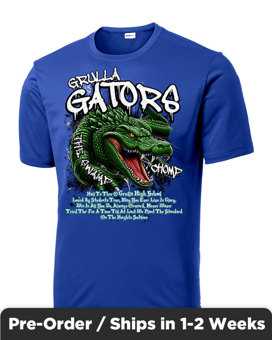 Grulla Gator Alma Mater Spirit Design Shirt