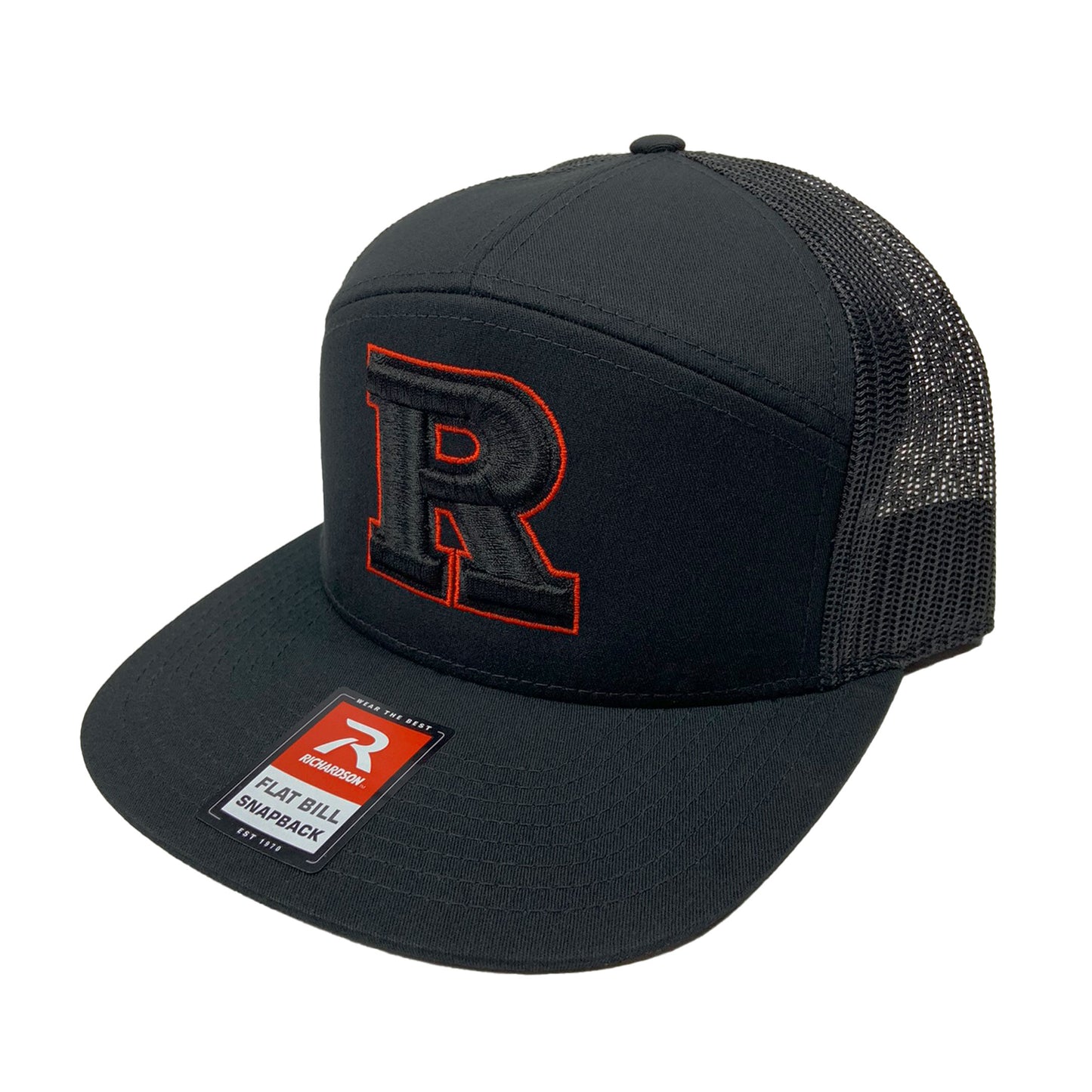 Black [Red_Line] "R" Hat