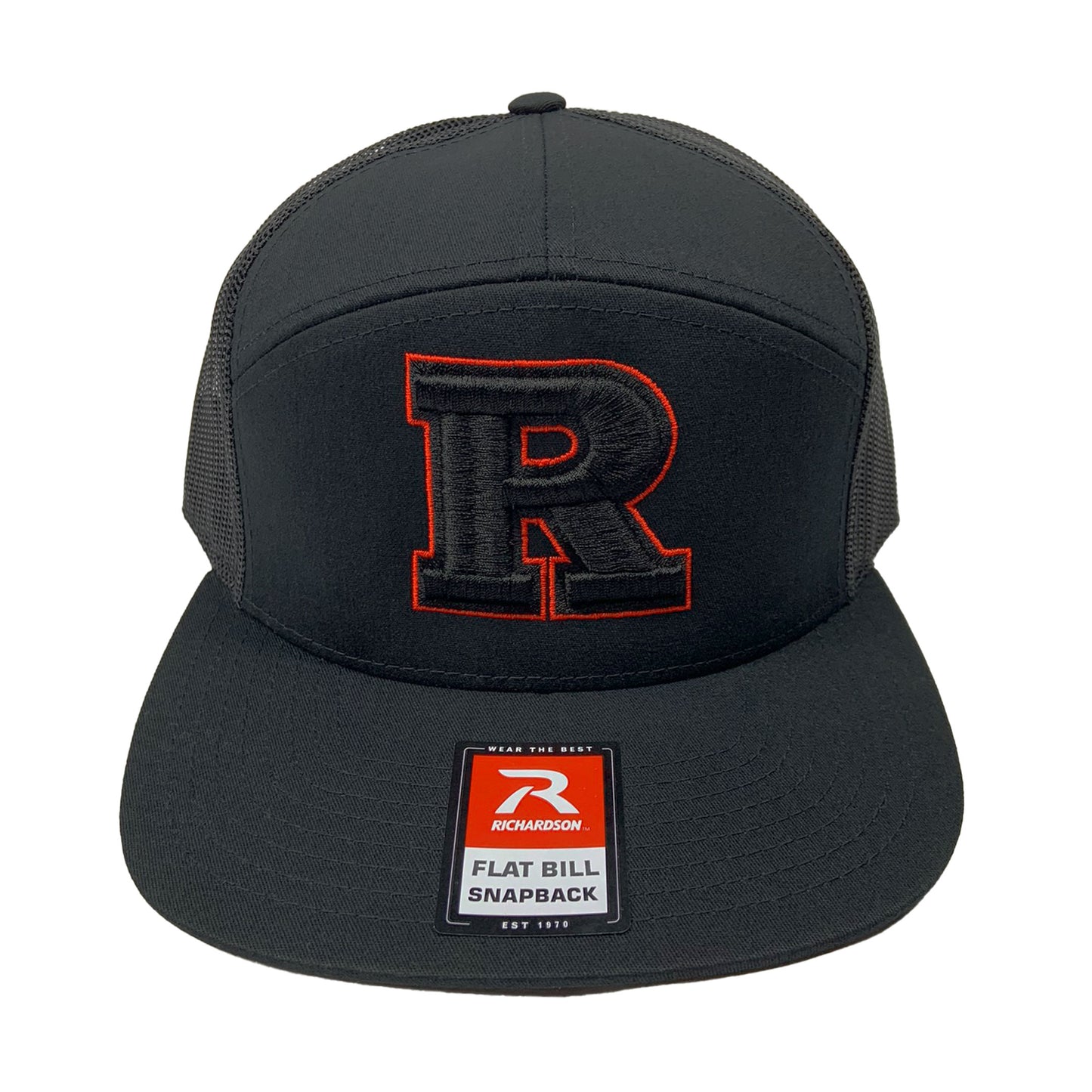 Black [Red_Line] "R" Hat